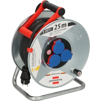 Abbildung von Brennenstuhl Kabeltrommel Garant S IP44 3 fach 25m H07RN F 3G2,5 Kabel