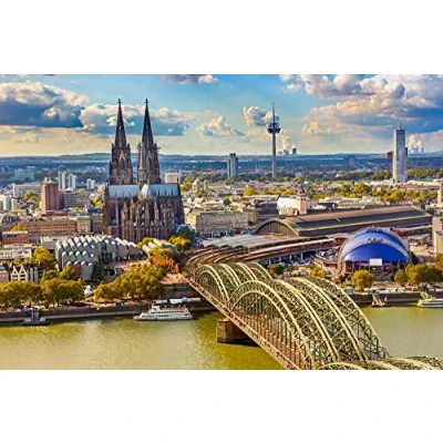 Abbildung von Haeran River Köln Deutschland Diy 5D Diamond Painting By Number Unique Kits Home Wall Decor Crystal Strass