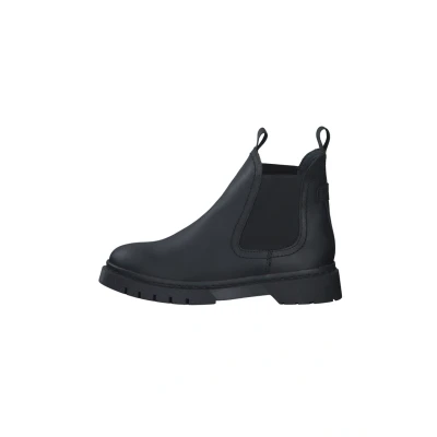 Abbildung von Tamaris Damen Chelsea Boots, Frauen Stiefeletten,Wechselfußbett,Comfort Lining,Schlupfstiefel,flach,Boots,Stiefel,Bootee,Booties,Black,36 EU