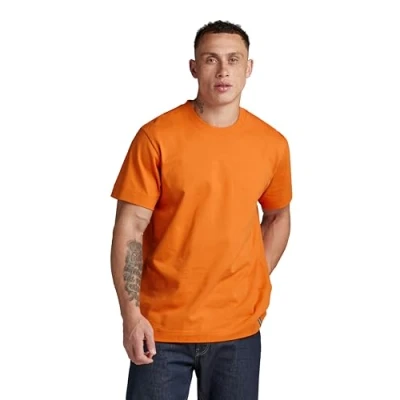 Abbildung von G Star Essential Loose RN BOXY Tshirt basic, Herren, Größe: Medium, Orange