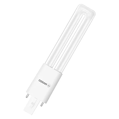 Abbildung von OSRAM Dulux S9 LED Lampe für G23 Sockel, 4.5 Watt, 450 Lumen, Warmweiß (3000K), Ersatz herkömmliche 9W Leuchtmittel