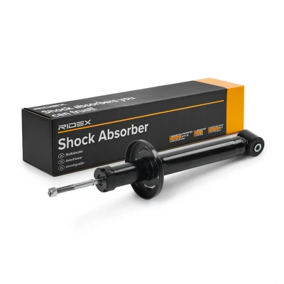 Abbildung von RIDEX 854S18726 Stoßdämpfer Hinterachse Öldruck Teleskop oben Stift, unten Auge ohne Federteller VOLKSWAGEN: Polo III Classic, GOLF 2