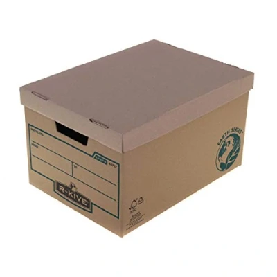 Abbildung von Bankers Box Earth Series Große Archivbox, 100 prozent recycelt Inhalt, 10 Stück, braun