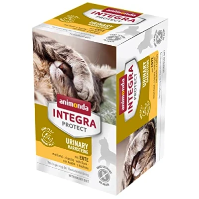 Abbildung von animonda INTEGRA PROTECT Katzenfutter nass Urinary Oxalstein Rind (6 x 100g), vom Tierarzt empfohlen bei Harnsteinen, mit Veterinären entwickeltes Diätalleinfutter für erwachsene Katzen