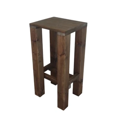 Abbildung von TOTAL WOOD 2012 Pub Barhocker aus Holz für den Innenbereich 40x35x80 cm Auch nach Maß!