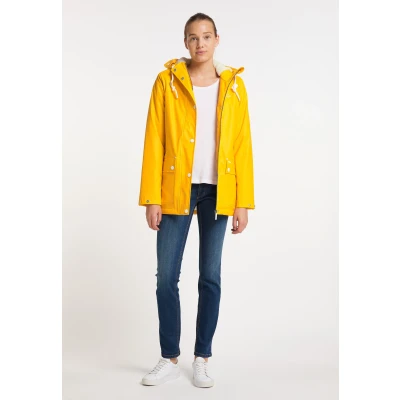 Abbildung von Regenjacke mit Kunstfellfutter EISGEBUNDEN S / Sunny Yellow 100% Polyester