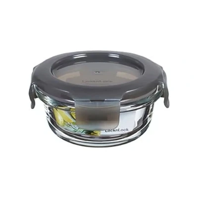 Abbildung von LOCK &amp; Vorratsdose Box &quot;Boroseal&quot; 0,13 l rund Ø 10 x 5 cm, transparent, Glas