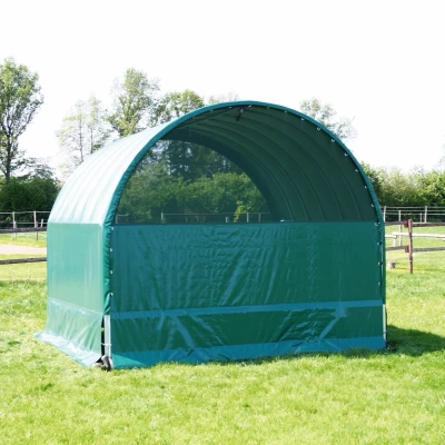 Abbildung von Growi Rückwand für Rundbogen Weidezelt 600 cm