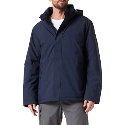 Abbildung von CMP Herrenjacke mit abnehmbarer Kapuze, Schwarz Blau, 54