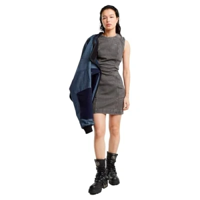 Abbildung von G STAR Shift Dress Jeanskleid, Damen, Größe: Large, Granite