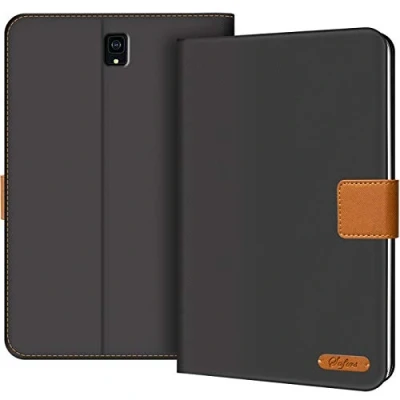 Abbildung von Verco Hülle für Samsung Galaxy Tab S4 10.5, Schutzhülle Tablet Tasche Standfunktion Cover [T830 T835], Schwarz