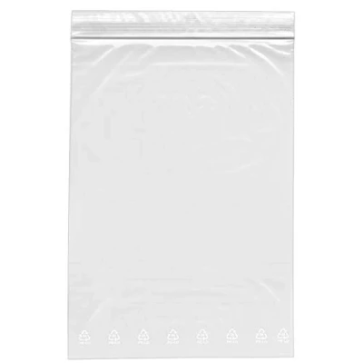 Abbildung von VELOFLEX 6706000 Druckbandbeutel, 180 x 250 mm, PE Folie 0,05 Druckverschlussbeutel transparent, 100 Stück