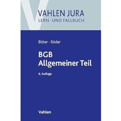 Abbildung von BGB Allgemeiner Teil (Vahlen Jura/Lern und Fallbuch)