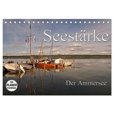 Abbildung von Seestärke Der Ammersee (Tischkalender 2025 DIN A5 quer), CALVENDO Monatskalender