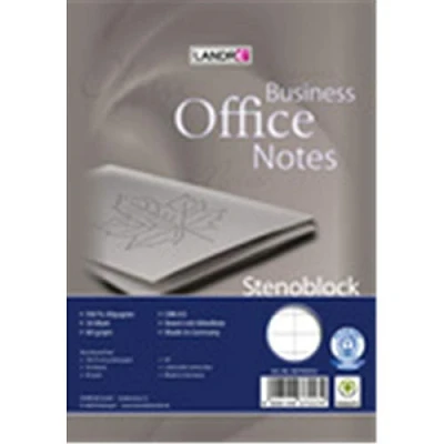 Abbildung von Landré 100050287 Stenoblock RCP recycling 60 g/qm, A5, liniert mit roter Mittellinie, 40 Blatt