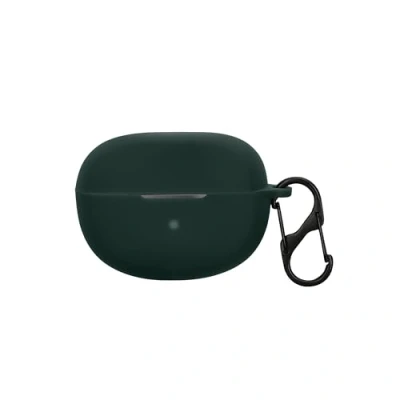 Abbildung von kwmobile Hülle kompatibel mit Bose Ultra Open Earbuds Kopfhörer Silikon Schutzhülle Etui Case Cover Schoner in Dunkelgrün