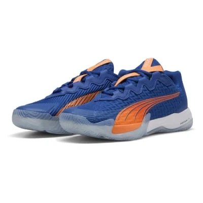 Abbildung von Puma NOVA Elite Momo González Padelschuhe Unisex Vivid Blue/Heat Fire/White Größe: 40