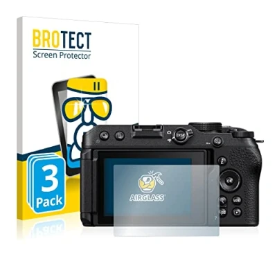 Abbildung von BROTECT Schutzglas für Nikon Z 30 (3 Stück) Schutzfolie Panzer Folie Glas [Extrem Kratzfest 9H, Anti Fingerprint, Ultra Transparent]