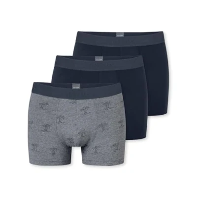 Abbildung von Schiesser Herren 3 Pack Boxershorts Bio Baumwolle Multipack 95/5 Organic, Sortiert 10_180197, 9