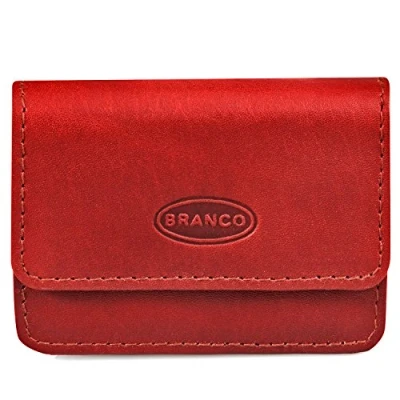 Abbildung von Branco Mini Geldbörse Sehr Kleine / Münzbörse, Leder, Rot, 108