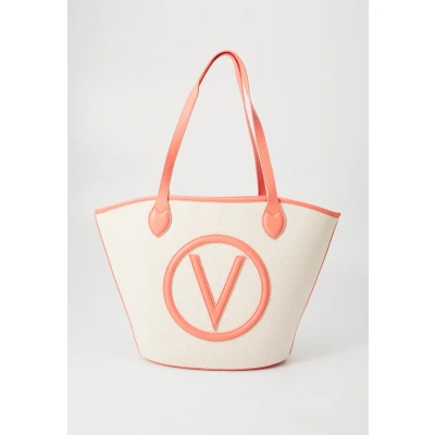 Abbildung von Valentino Bags Covent SET Shopping Bag, Damen, Größe: One Size, Natur/coral