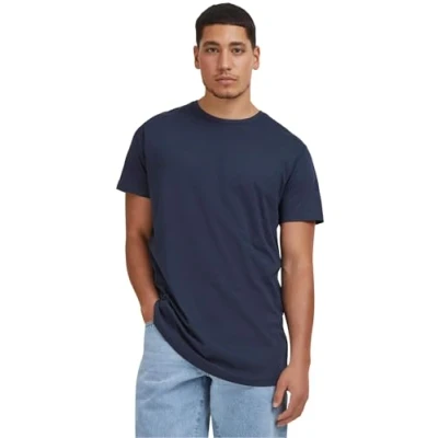Abbildung von Urban Classics Shaped LONG DO NOT USE Tshirt basic, Herren, Größe: Medium, Navy