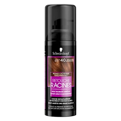 Abbildung von Schwarzkopf Wurzel Reparatur, weißes Haar temporäres Masturierspray für Wurzeln entfernt beim ersten Shampoo Kaschmirrot