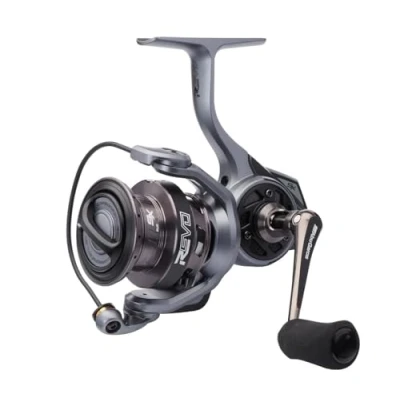 Abbildung von Abu Garcia Spinnrolle, Revo SX Raubfischangeln, Süßwasserangler, Barsch, Hecht, Zander, Schwarz/Grau, 6,2:1 Übersetzung, robust &amp; leicht, 9+1 Lager, 2500