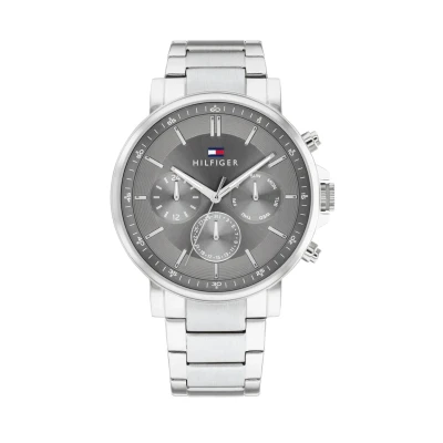 Abbildung von Tommy Hilfiger Tyson Chronograph, Herren, Größe: One Size, Silver, grey
