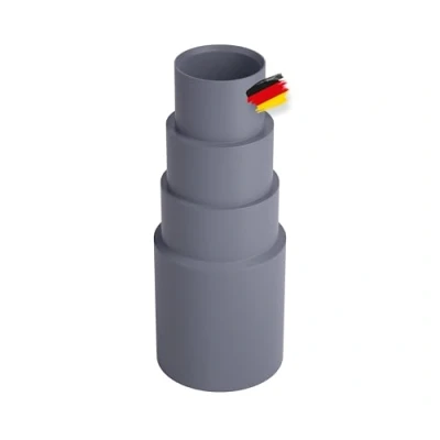 Abbildung von BAUHELD® Staubsauger Schlauch Aufsatz [Made in Germany] Adapter für Düse aus stabilem PVC Gummi [3 Stück] Passend Makita Bosch Kärcher Einhell Festool Eibenstock Dunkelgrau