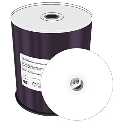 Abbildung von DVD R 4,7 GB Prodye Edition 16x white fullprintable 100 Stück in ECO pack