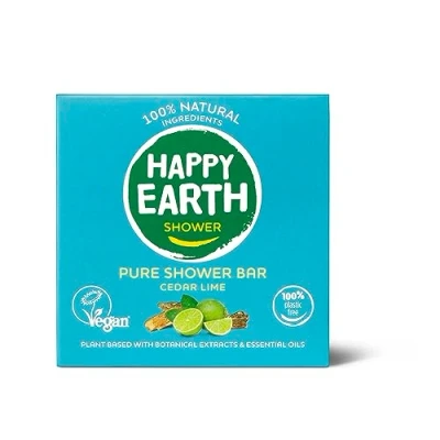 Abbildung von Happy Earth 100% Natural Shower Bar Cedar Lime