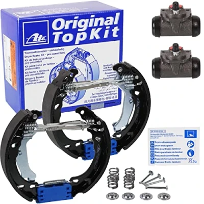 Abbildung von ATE Original TopKit 03.0520 7222.3 Bremsensatz, Trommelbremse mit Radbremszylinder, Zubehör DACIA: Sandero I, Logan I MCV, Lodgy, RENAULT: Captur