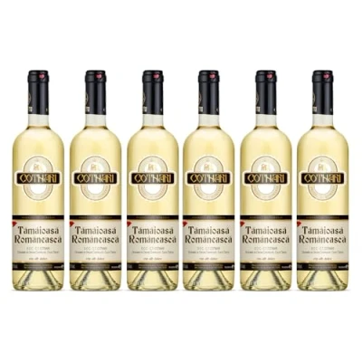 Abbildung von Cotnari Tamaioasa Romaneasca Rumänischer Weißwein süß Weinpaket (6 x 0.75 L) Black Label D.O.C. C.T.
