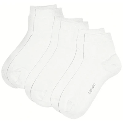Abbildung von Camano Socken CA SOFT Quarter 9er Pack, Größe:43 46;Farbe:White (01)