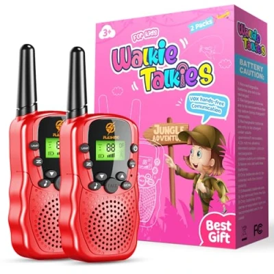 Abbildung von EUCOCO Woki Toki für Kinder, Mädchen Spielzeug 3 4 5 6 7 8 9 10 11 12 Jahre Walkie Talkie km Geschenke Spiele Draußen Kinder ab Geschenkideen