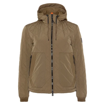 Abbildung von BOSS ORANGE Steppjacke, (1 St.), mit Kapuze, Kapuze
