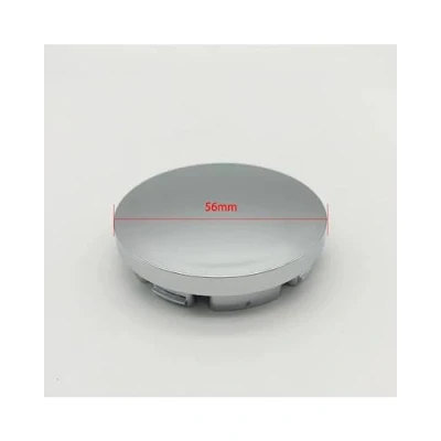 Abbildung von Radkappe 4 Stück 56 mm 60 Chrom Silber Universal Auto Rad Reifen Felgen Nabenkappen Abdeckung Dekorative Nabenmittenabdeckung Radzierblenden(4pcs 56mm)