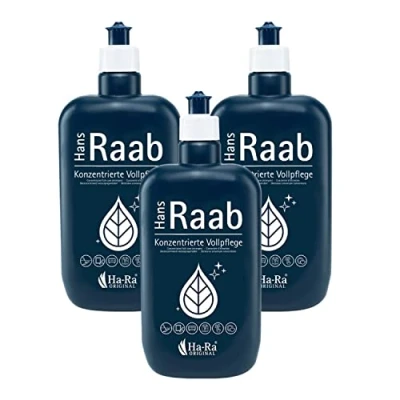 Abbildung von Hans Raab Konzentrierte Vollpflege Original Set 3 x 500 ml I Universalreiniger für Haushalt, Garten und Auto Sparsam, vielseitig, umwelt &amp; hautfreundlich Rohstoffe gut biologisch abbaubar