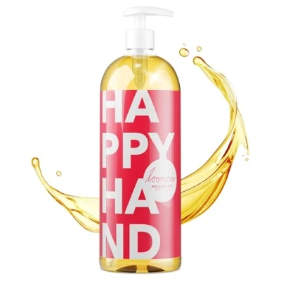 Abbildung von Loovara Massageöl Liebes Öl XXL 1000 ml BIG HAPPY HAND Vegan Für Vorspiel und Partnermassage