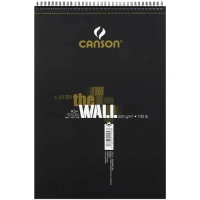 Abbildung von Canson Sp The Wall 43,7 x 29,7 cm 200 g White Skizzenbuch