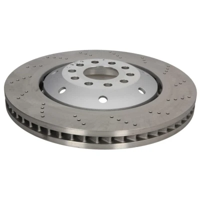 Abbildung von SHW Performance AFR46412 Bremsscheibe Vorderachse rechts 365 34 gelocht, innenbelüftet, Verbundbremsscheibe beschichtet hochgekohlt AUDI: A6 C5 Avant