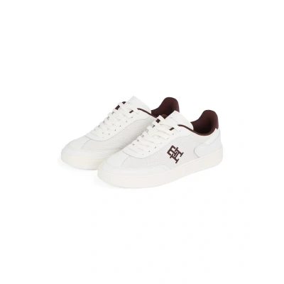 Abbildung von Tommy Hilfiger Heritage Sneaker low, Damen, Größe: 37, White/burgundy Schuhe