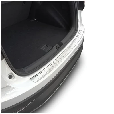 Abbildung von tuning art L3032 Edelstahl Ladekantenschutz passend für VW Taigo 2021 , Farbe:Silber