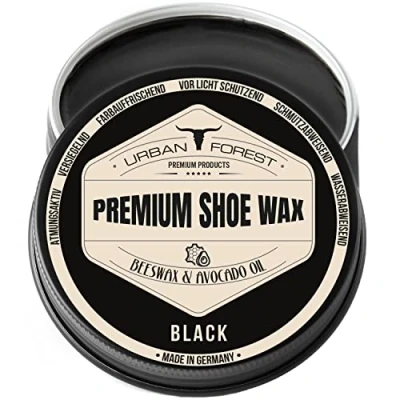 Abbildung von URBAN FOREST Schuhcreme Schuhwachs Braun mit Bienenwachs &amp; Avocado Öl 150ml
