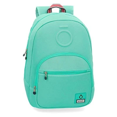 Abbildung von Enso Basic An Trolley anpassbarer Rucksack Grün 32x46x15 cms Polyester für 15,6&quot; Laptop 22.1L