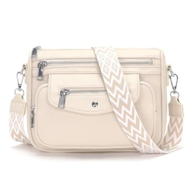 Abbildung von YISUOHOOM 7 Farben Umhängetasche Damen Klein 2025 Crossbody Bag Kleine Handtasche Beige Schönes Geburtstagsgeschenk für Frauen