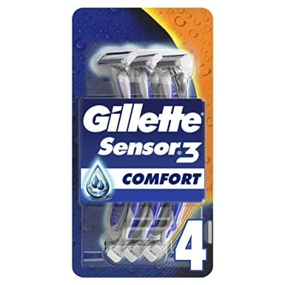 Abbildung von Gillette Einwegrasierer Sensor 3 4er Pack