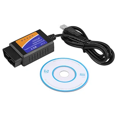 Abbildung von OBD II Diagnosewerkzeuge, Auto USB Anschluss V1.5 OBD2 Diagnosekabel Schnittstellen Scanner