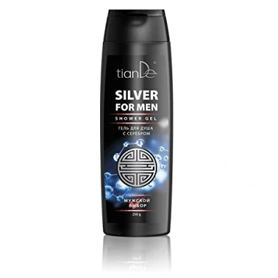 Abbildung von Duschgel Mit Silber Fuer Maenner, TIANDE 30133, 250 ml, Frische Dynamische Maenner
